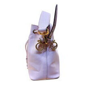 Fendi bag embossed shoulder pink leather Montresor